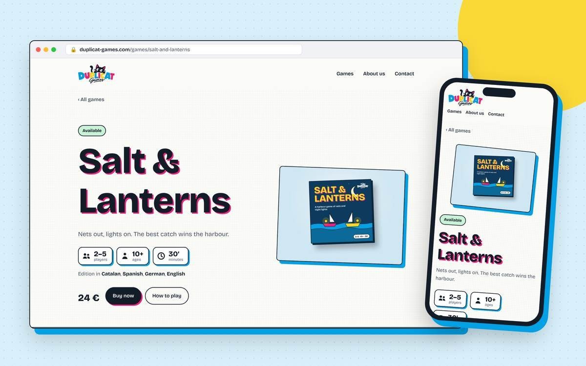 Product page